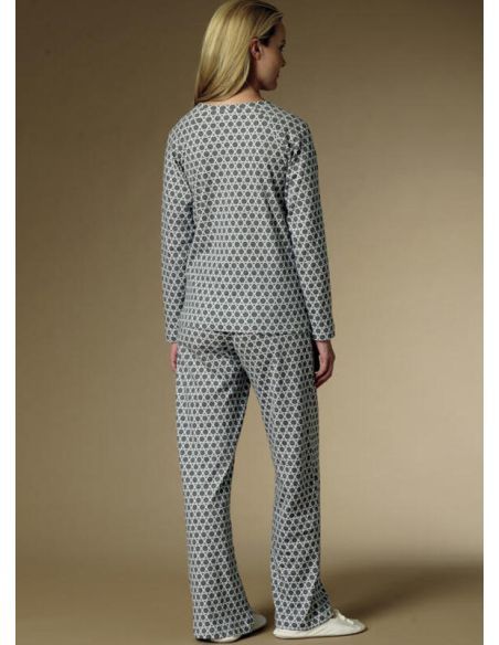 Patron Butterick 6428/Y - Peignoir, haut, chemise de nuit et pantalon