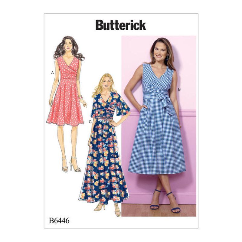 Patron Butterick 6446/A5 - Robe et ceinture