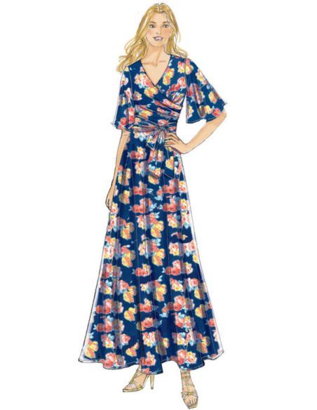 Patron Butterick 6446/A5 - Robe et ceinture