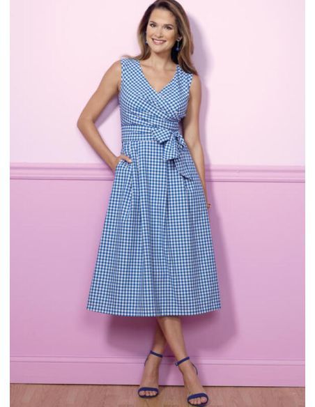 Patron Butterick 6446/A5 - Robe et ceinture