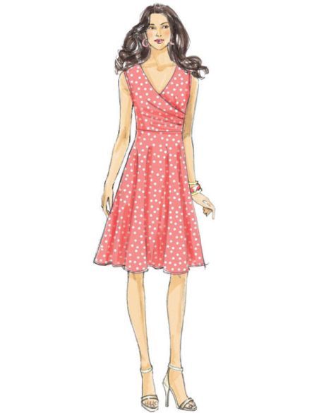 Patron Butterick 6446/A5 - Robe et ceinture