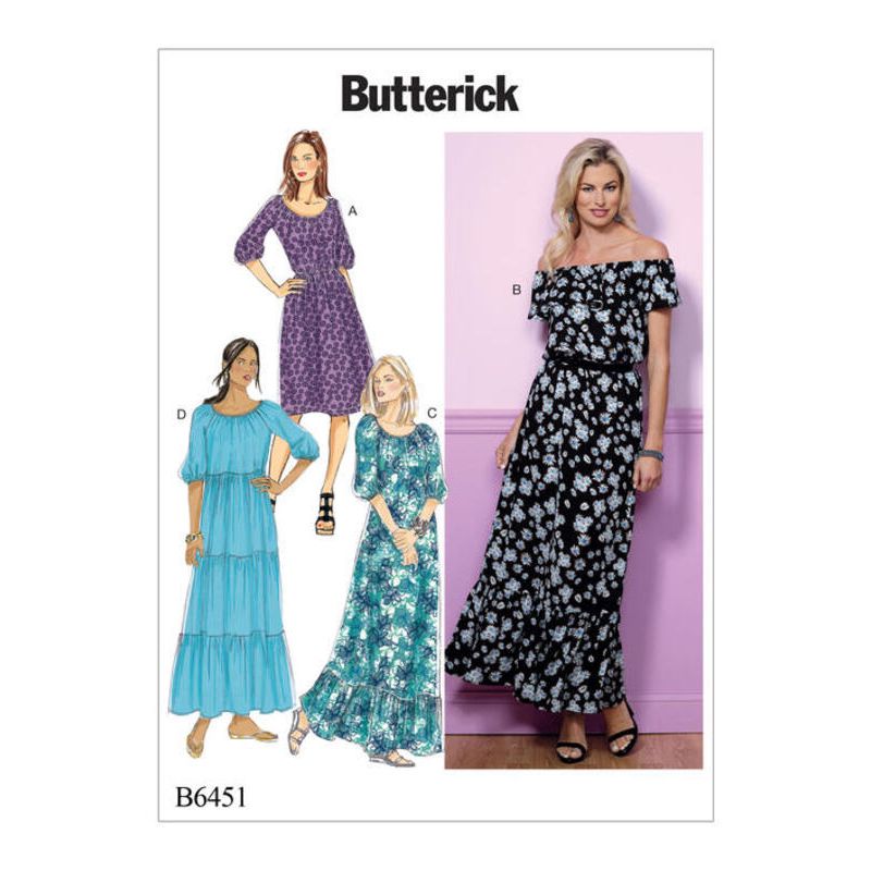 Patron Butterick 6451/Y - Robe