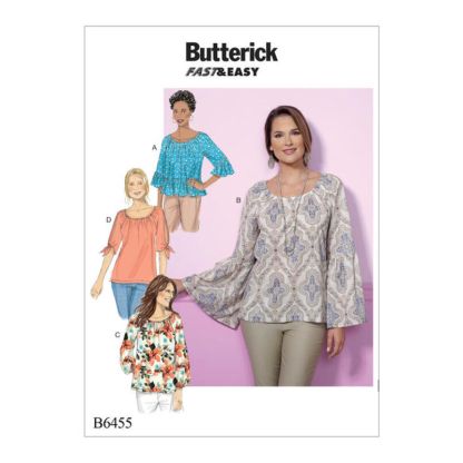 Patron Butterick 6455/Y - Haut