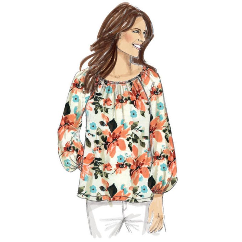 Patron Butterick 6455/Y - Haut