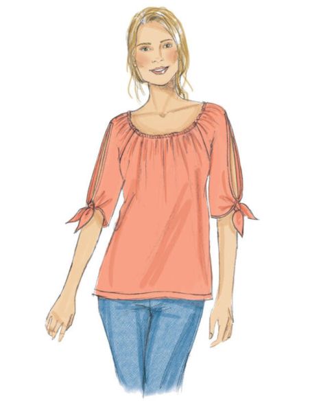 Patron Butterick 6455/Y - Haut