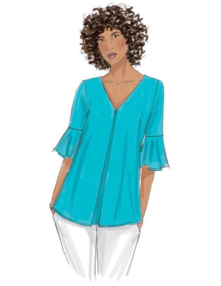 Patron Butterick 6456/A5 - Haut