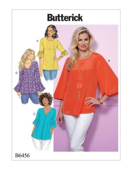 Patron Butterick 6456/A5 - Haut