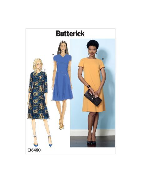 Patron Butterick 6480/A5 - Robe