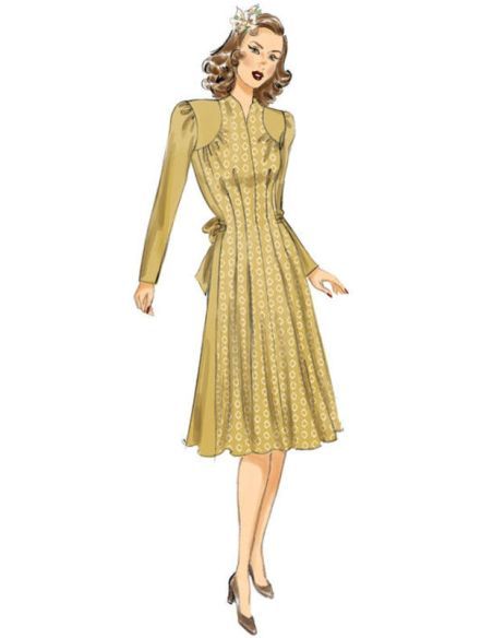 Patron Butterick 6485/A5 - Robe
