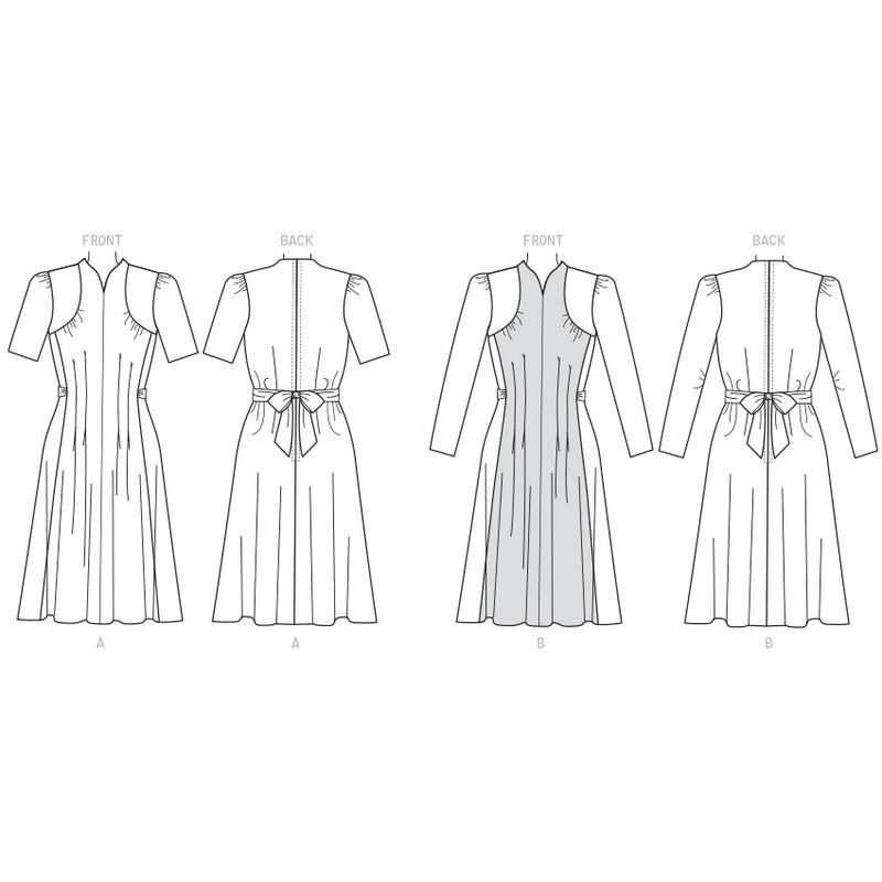 Patron Butterick 6485/A5 - Robe