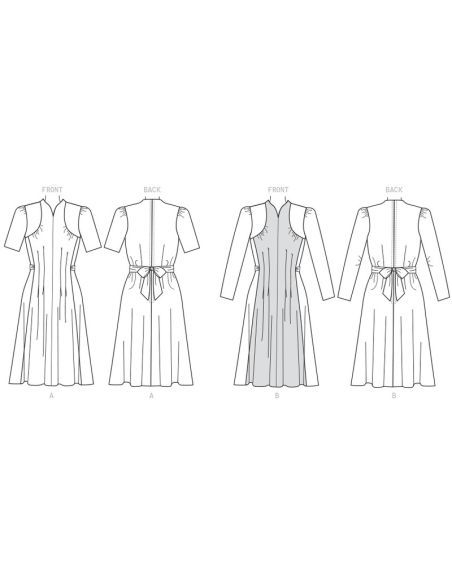 Patron Butterick 6485/A5 - Robe