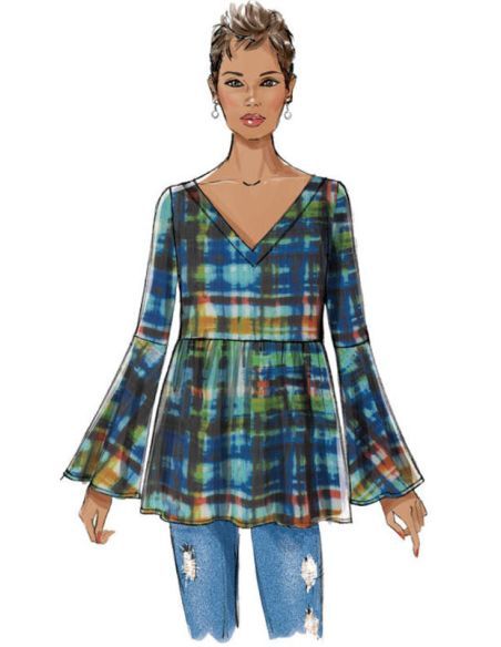 Patron Butterick 6486/Y - Hauts