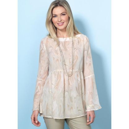 Patron Butterick 6486/Y - Hauts 2