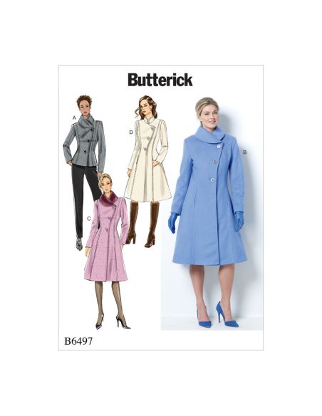 Patron Butterick 6497/B5 - Veste et manteau