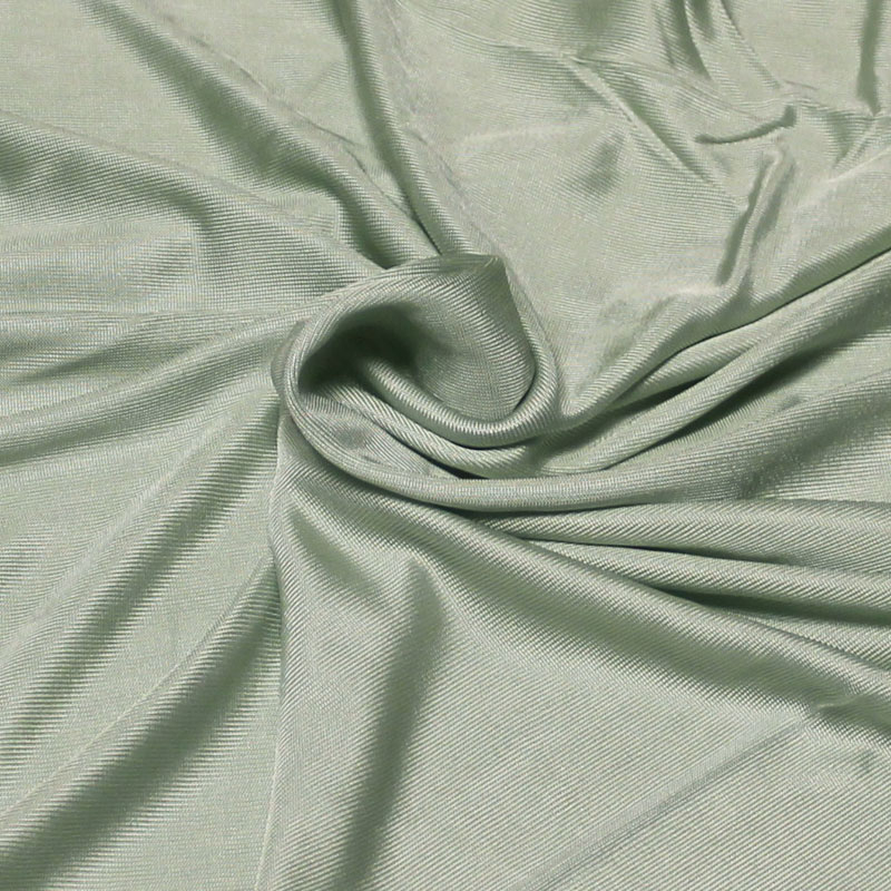 Jersey 100% viscose tubulaire - Vert clair