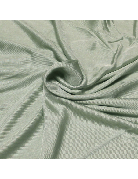 Jersey 100% viscose tubulaire - Vert clair