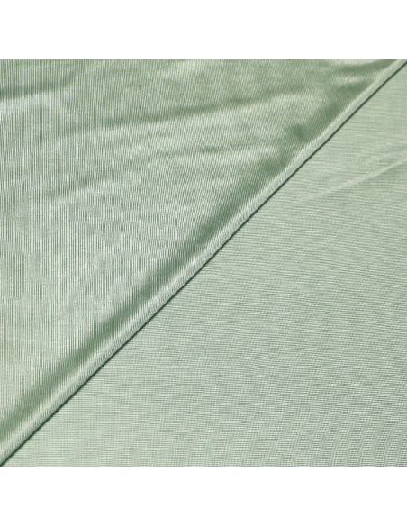 Jersey 100% viscose tubulaire - Vert clair