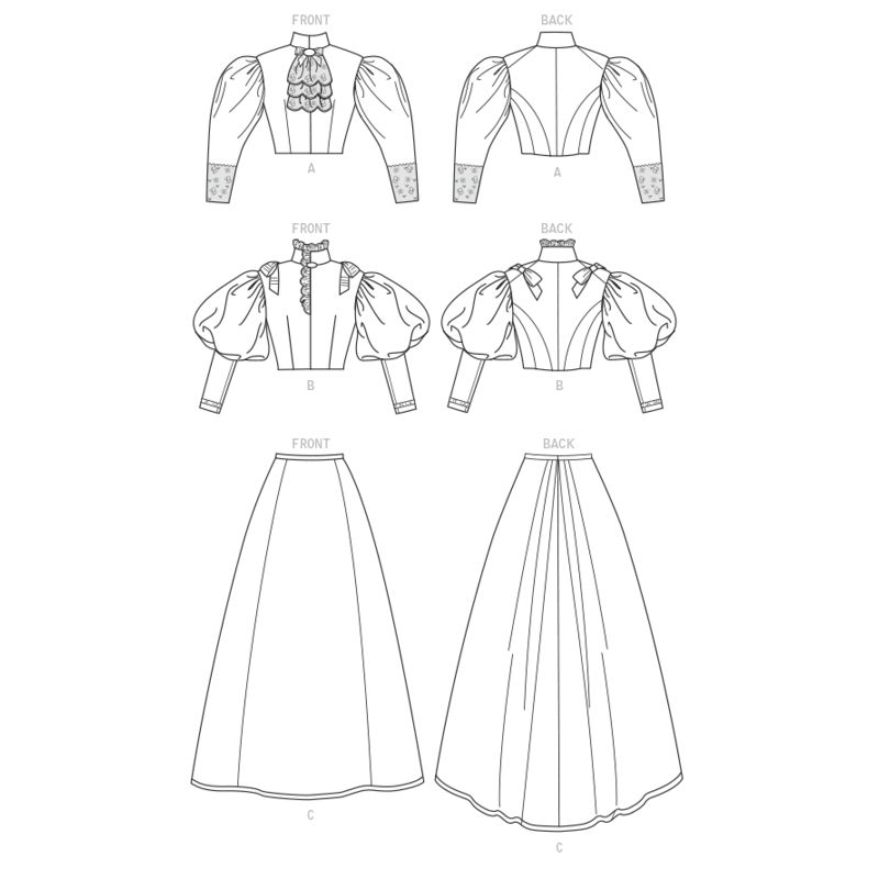 Patron Butterick 6537/A5 - Déguisement