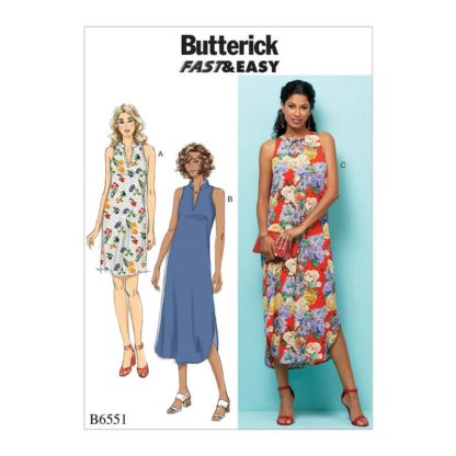 Patron Butterick 6551/Y - Robe