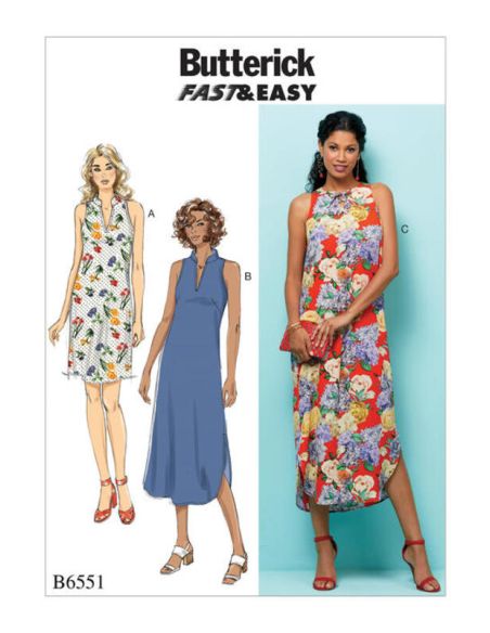 Patron Butterick 6551/Y - Robe