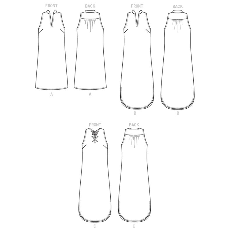 Patron Butterick 6551/Y - Robe