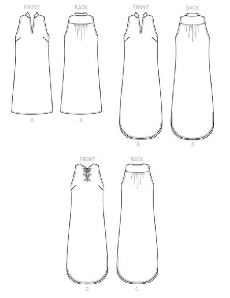 Patron Butterick 6551/Y - Robe