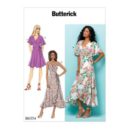 Patron Butterick 6554/A5 - Robe