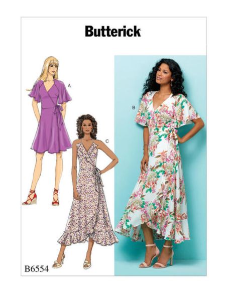 Patron Butterick 6554/A5 - Robe