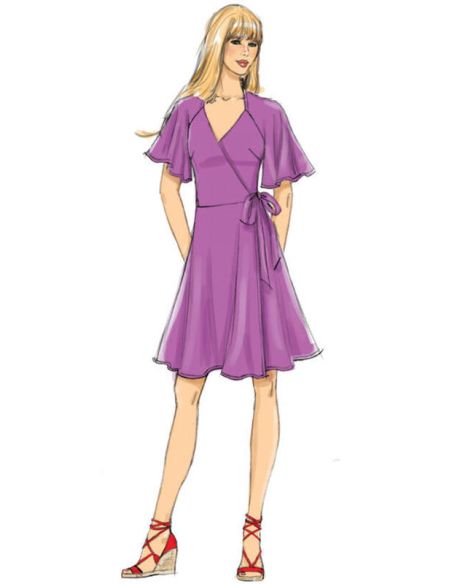 Patron Butterick 6554/A5 - Robe