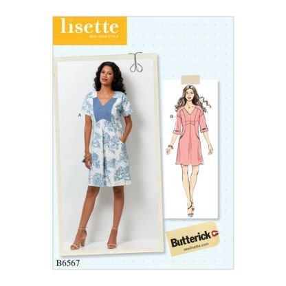 Patron Butterick 6567/A5 - Robe