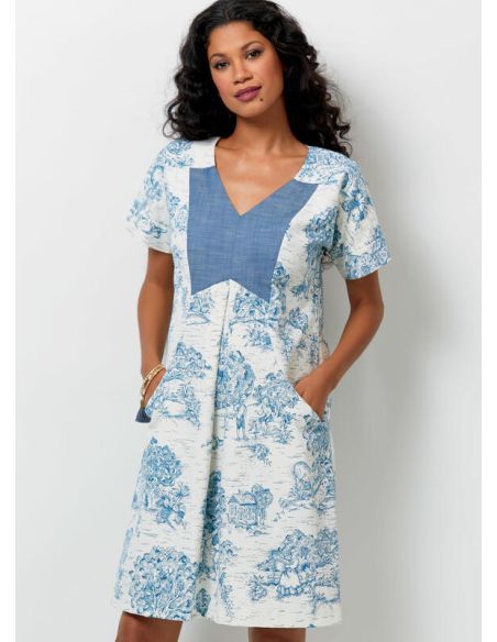 Patron Butterick 6567/A5 - Robe