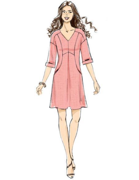 Patron Butterick 6567/A5 - Robe