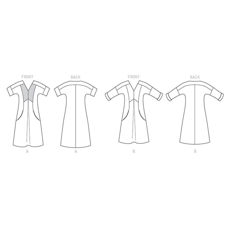 Patron Butterick 6567/A5 - Robe