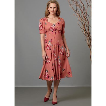 Patron Butterick 6586/A5 - Robe 2