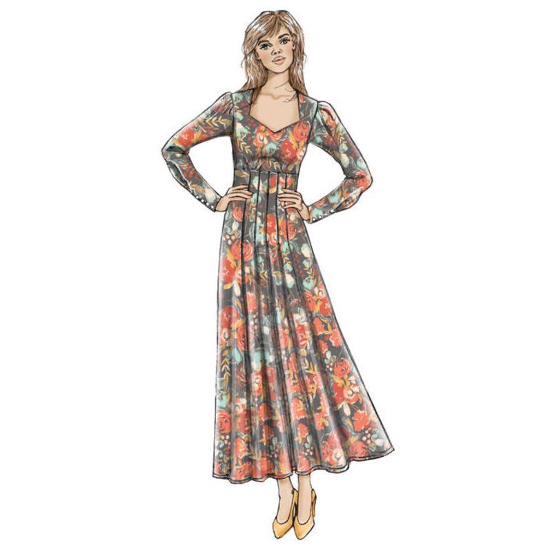 Patron Butterick 6586/A5 - Robe