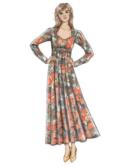 Patron Butterick 6586/A5 - Robe