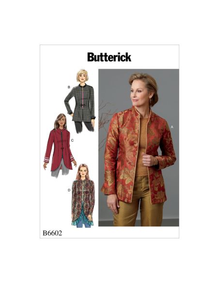 Patron Butterick 6602/A5 - Veste
