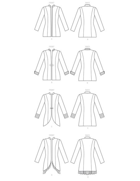 Patron Butterick 6602/A5 - Veste