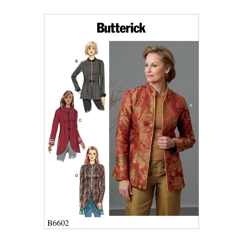 Patron Butterick 6602/A5 - Veste