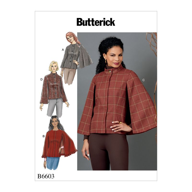 Patron Butterick 6603/A5 - Cape