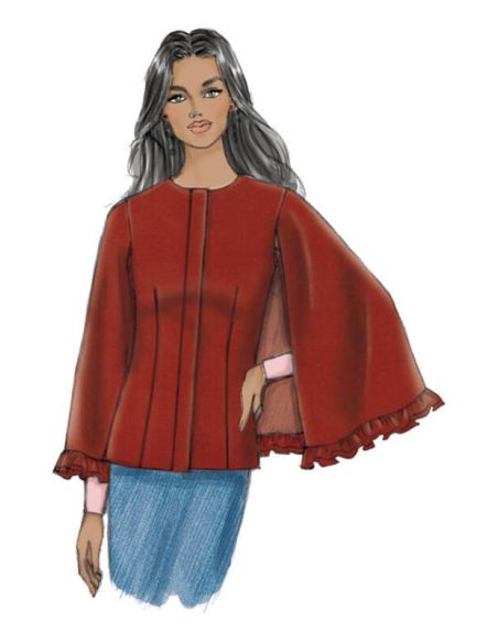Patron Butterick 6603/A5 - Cape