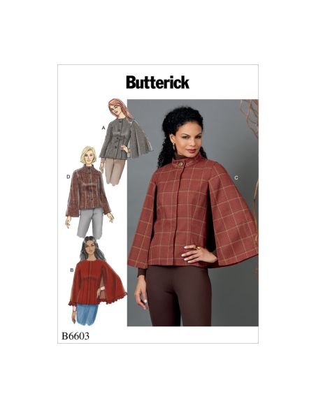 Patron Butterick 6603/A5 - Cape