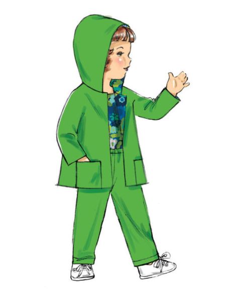 Patron Butterick 6606/OSZ - Vêtement pour poupée de 46cm