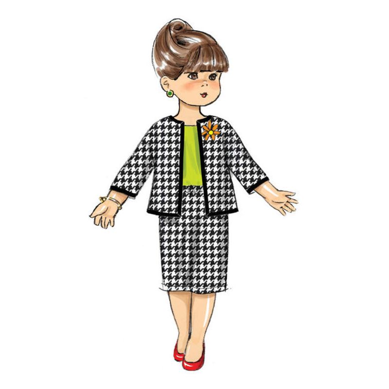 Patron Butterick 6606/OSZ - Vêtement pour poupée de 46cm