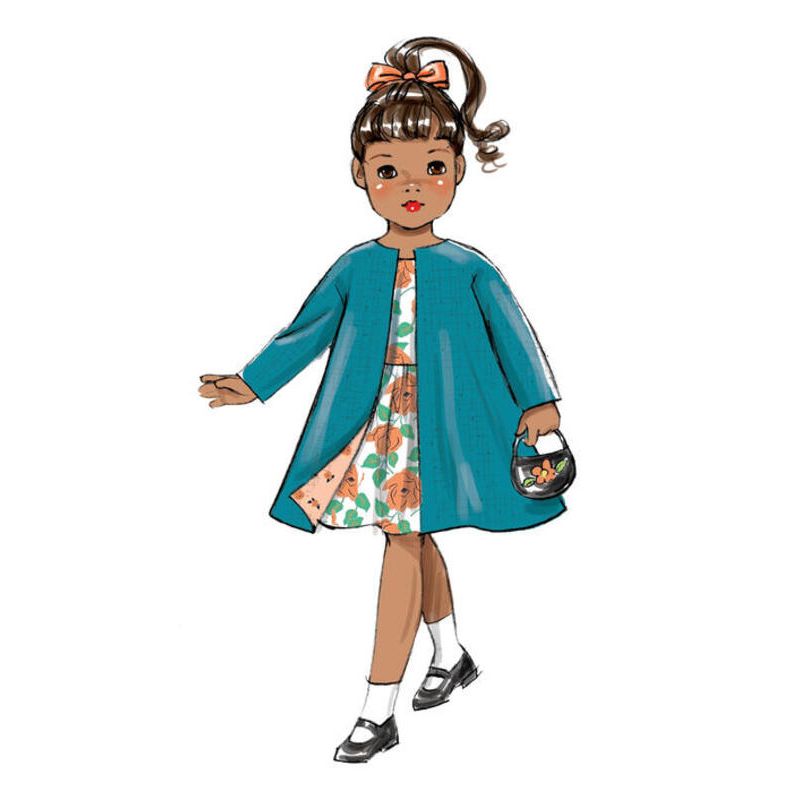 Patron Butterick 6606/OSZ - Vêtement pour poupée de 46cm