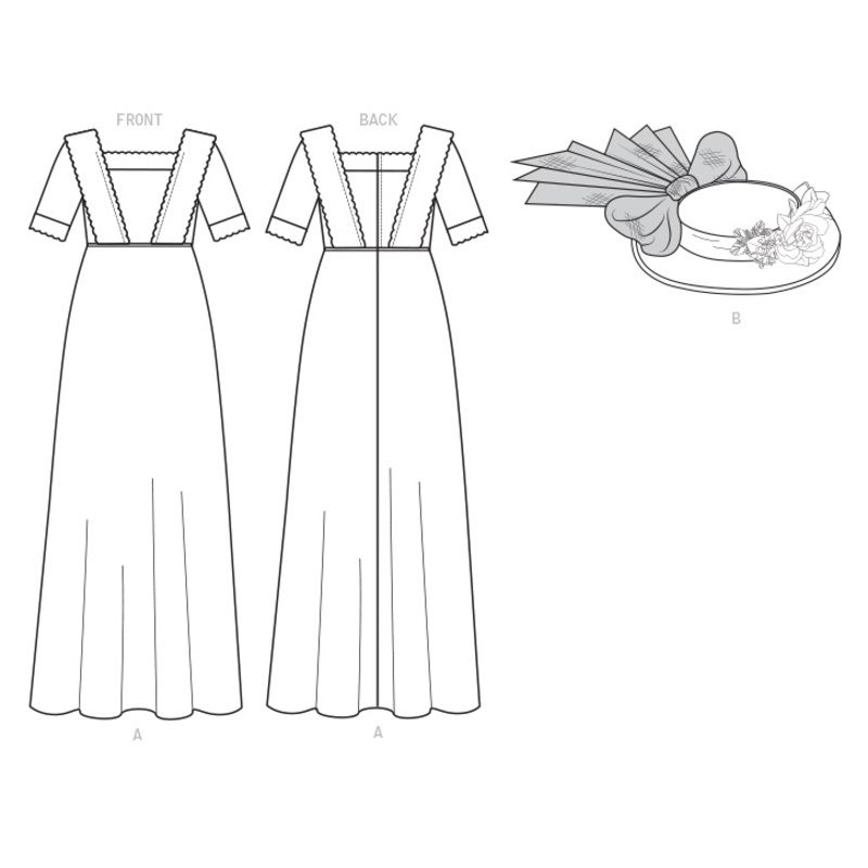 Patron Butterick 6610/A5 - Déguisement et chapeau