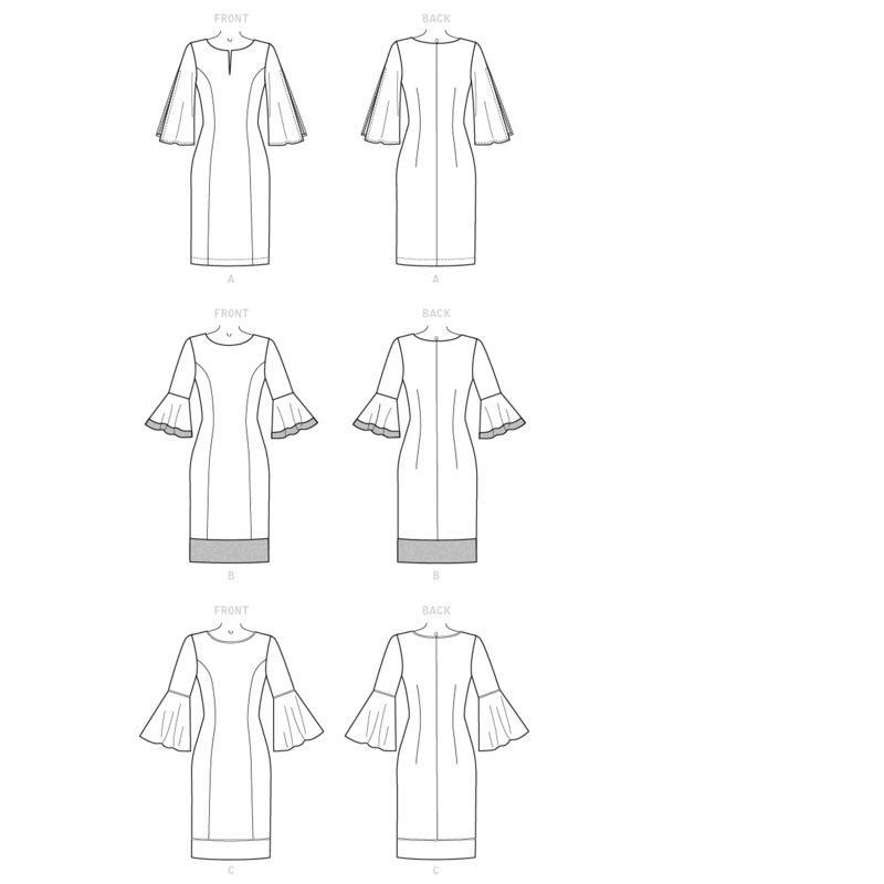 Patron Butterick 6624/B5 - Robe