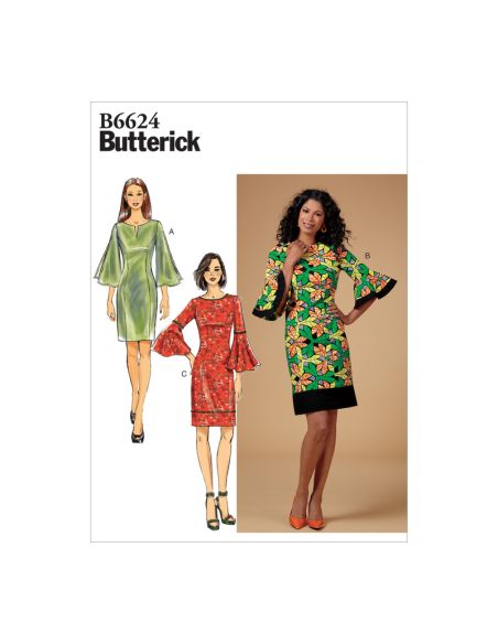 Patron Butterick 6624/B5 - Robe