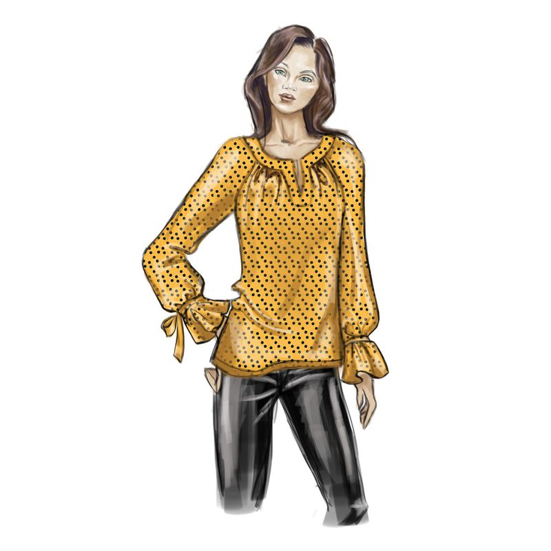 Patron Butterick 6632/A5 - Haut