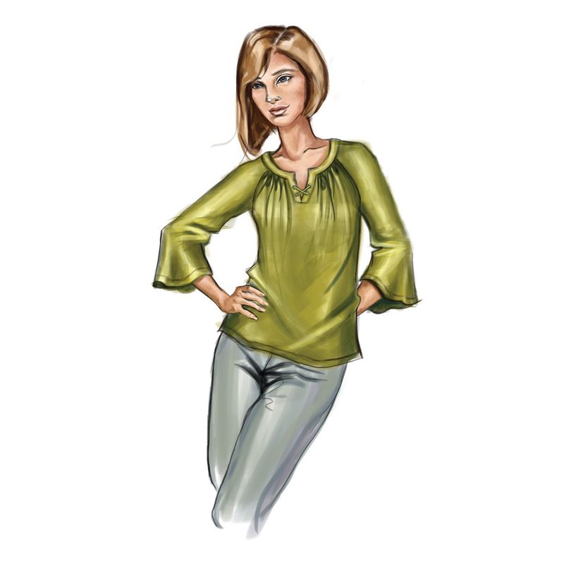 Patron Butterick 6632/A5 - Haut